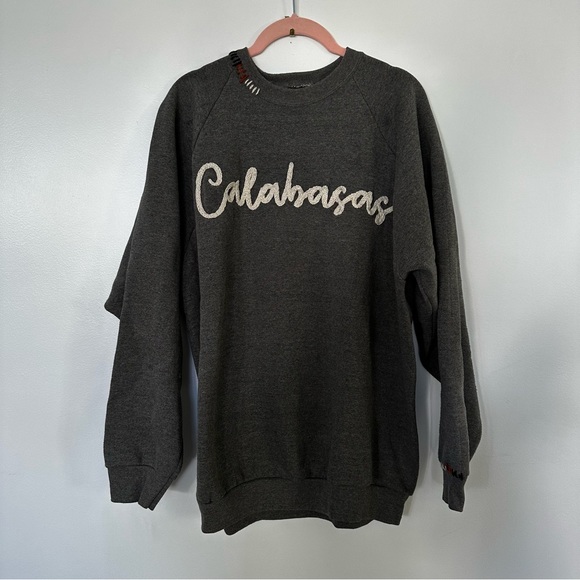 Hand Embroidered Vintage Crew - Calabasas - Picture 5 of 7